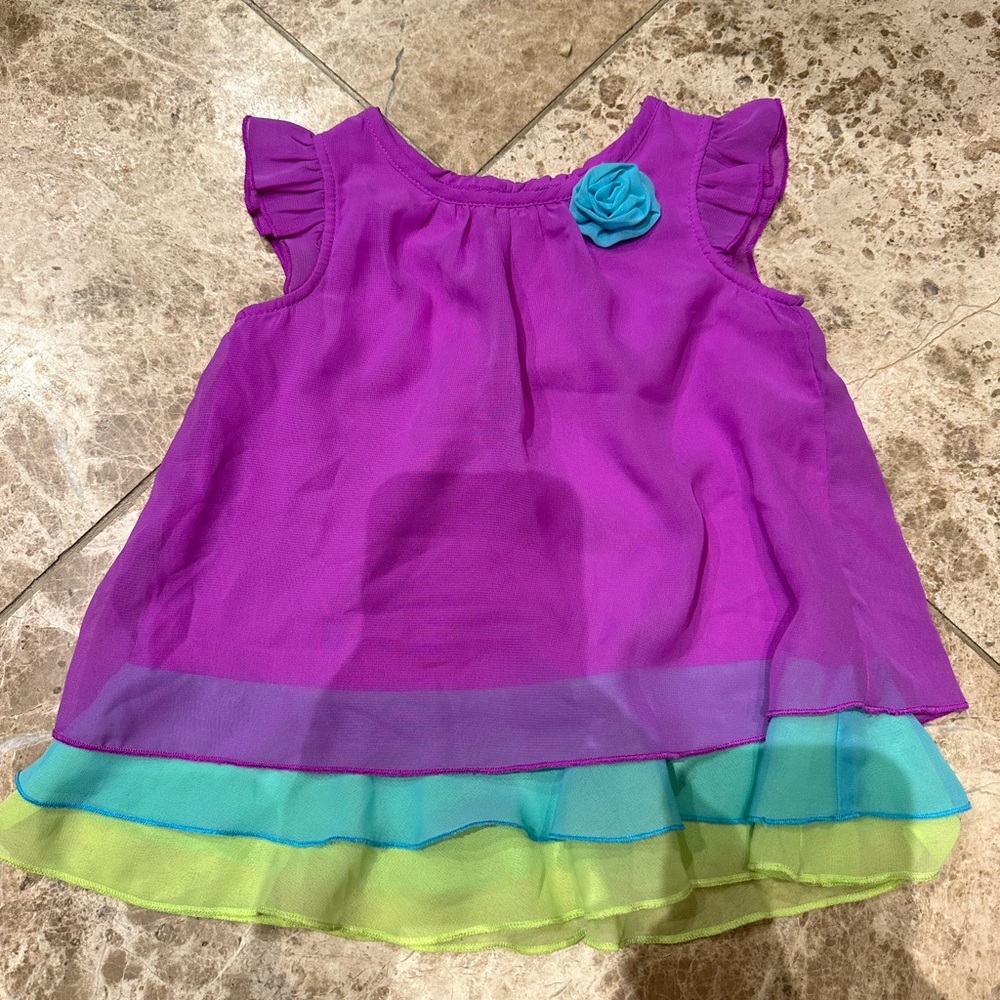 George Vibrant Purple Dress